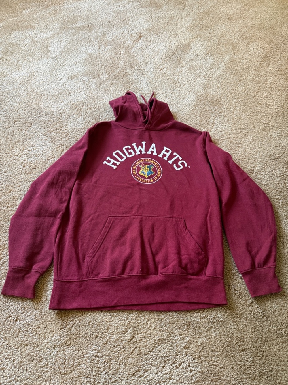 Hogwarts Maroon Pullover Hoodie